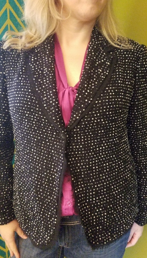 Sag Harbor Nubby Tweed Blazer